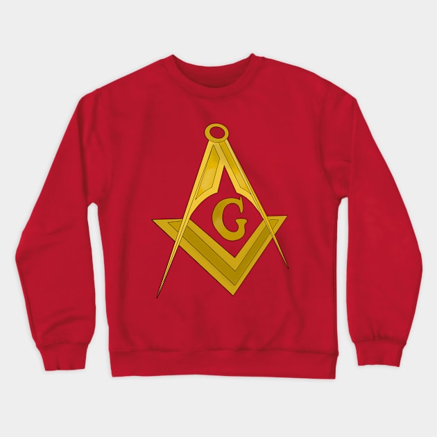 The Square and Compasses Crewneck Sweatshirt by DiegoCarvalho